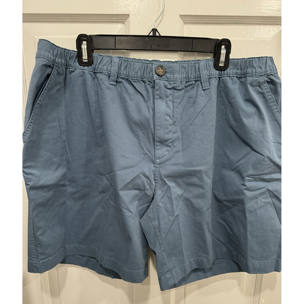 Mens NWT Chubbies 7in Shorts Size XXL Blue Stretch Twill
